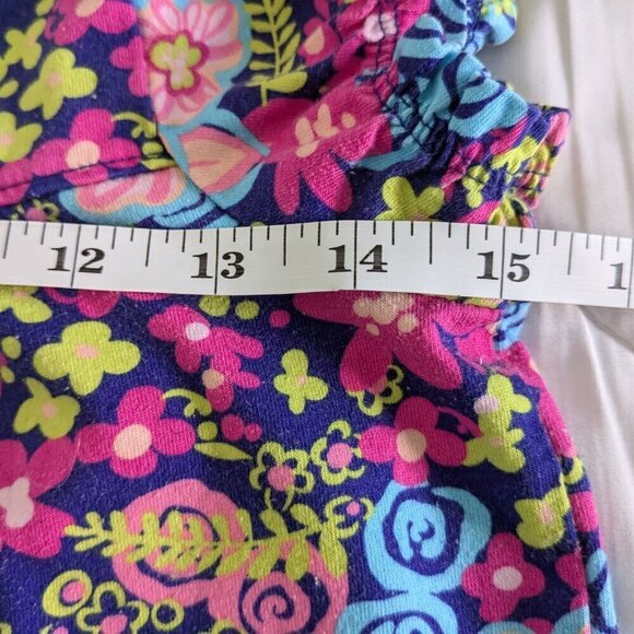 Hanna Andersson Girls Dress Size 110 (US 5) Pink/Blue Colorful Floral Flower - Picture 10 of 14